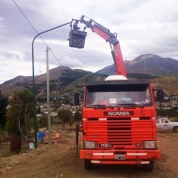 Hidrogrúa y flete- Transporte de mercadería -